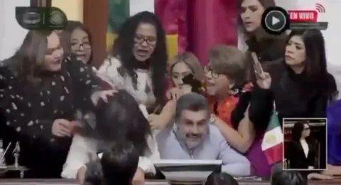 Violencia política en el corazón del poder: Legisladoras del PAN y Morena sufre agresiones en el Congreso de la Ciudad de México