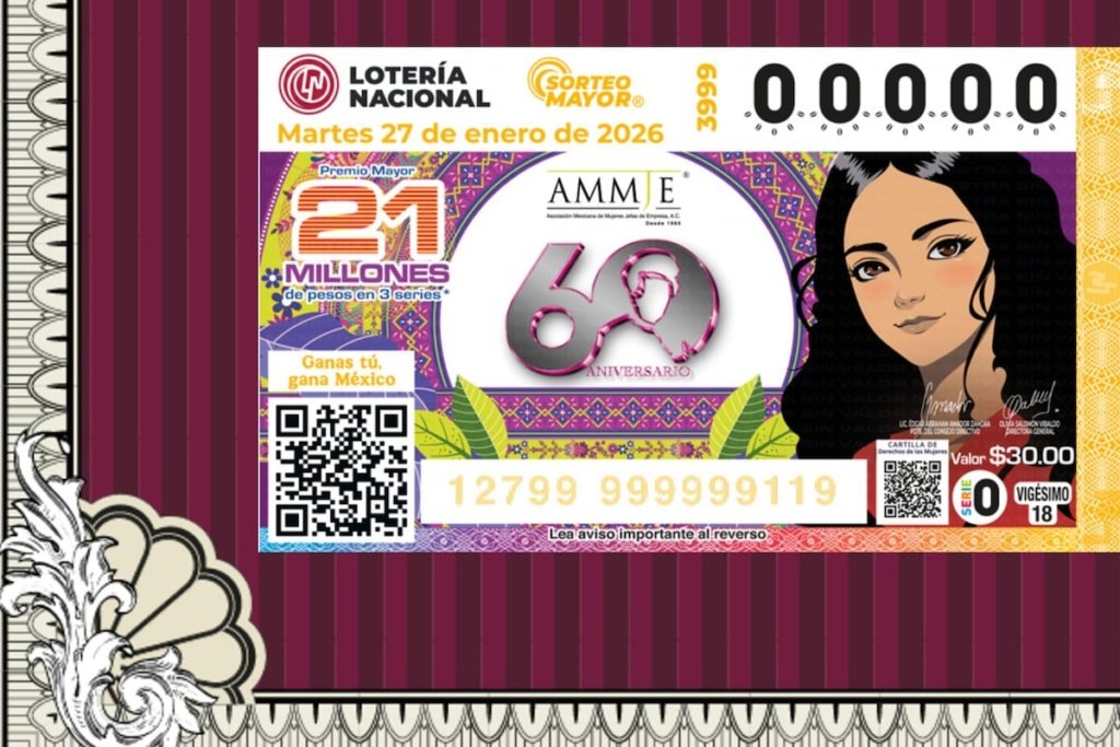 Resultados Lotería Nacional 27 de enero 2026: números ganadores del Sorteo Mayor 3999