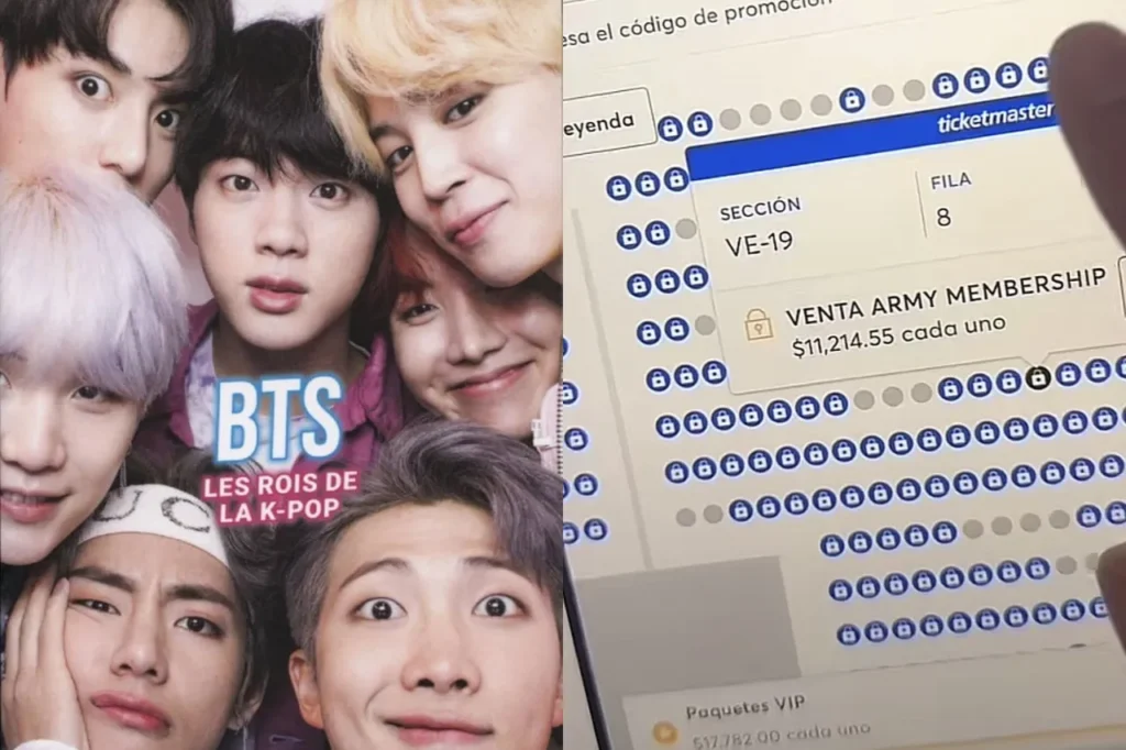 Fallo crítico en la venta de entradas: sistema de Ticketmaster colapsa ante demanda insólita por conciertos de BTS en Ciudad de México