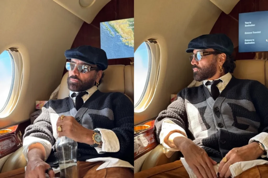 Alejandro Fernández enciende redes con lujoso viaje en avión y Rolex