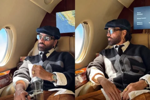 Alejandro Fernández enciende redes con lujoso viaje en avión y Rolex