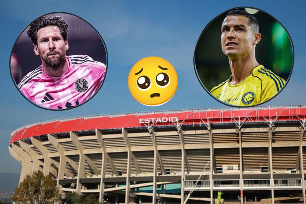 Messi y Cristiano Ronaldo no llegan al Azteca, se le cae la "fiesta" al América y a México