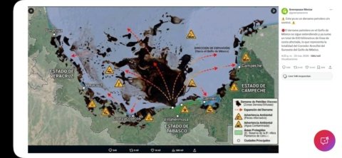 Semarnat desmiente versión de Greenpeace sobre derrame de petróleo en costas de Veracruz y Tabasco