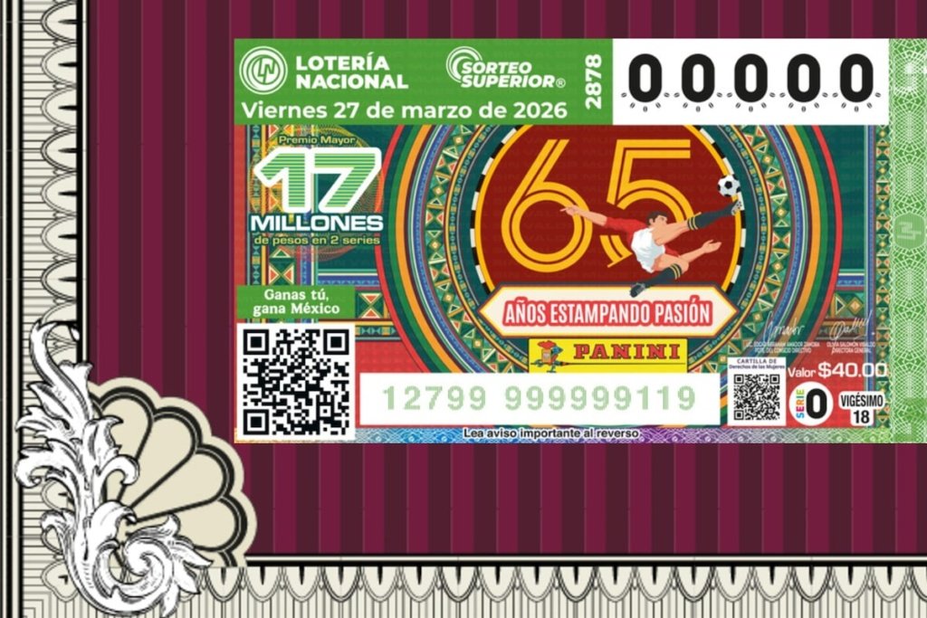 Resultados Lotería Nacional 27 de marzo 2026: números ganadores del Sorteo Superior 2878
